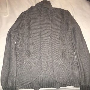 Gray cardigan